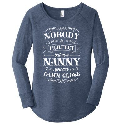 Nanny Aupair Sitter Great Gift Women's Perfect Tri Tunic Long Sleeve Shirt