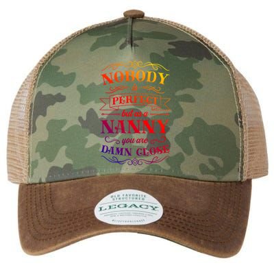 Nanny Aupair Sitter Gift Legacy Tie Dye Trucker Hat