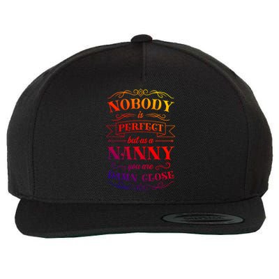 Nanny Aupair Sitter Gift Wool Snapback Cap