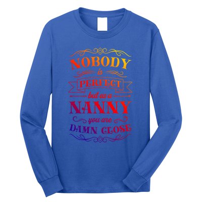 Nanny Aupair Sitter Gift Long Sleeve Shirt