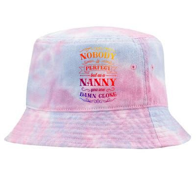 Nanny Aupair Sitter Gift Tie-Dyed Bucket Hat