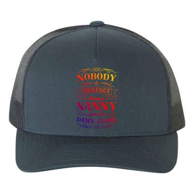 Nanny Aupair Sitter Gift Yupoong Adult 5-Panel Trucker Hat