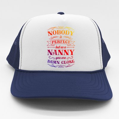 Nanny Aupair Sitter Gift Trucker Hat