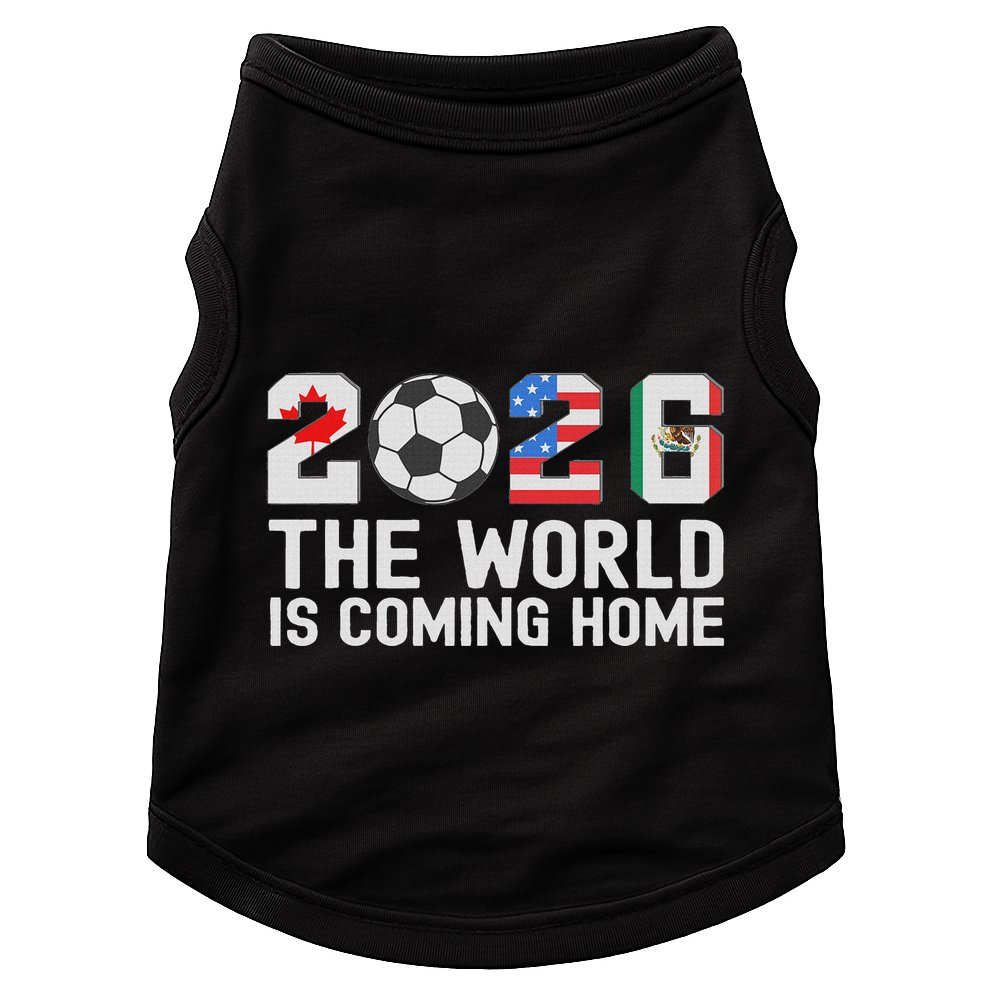 North America Soccer Ball Boy Girl Cool 2026 Football Doggie Tank