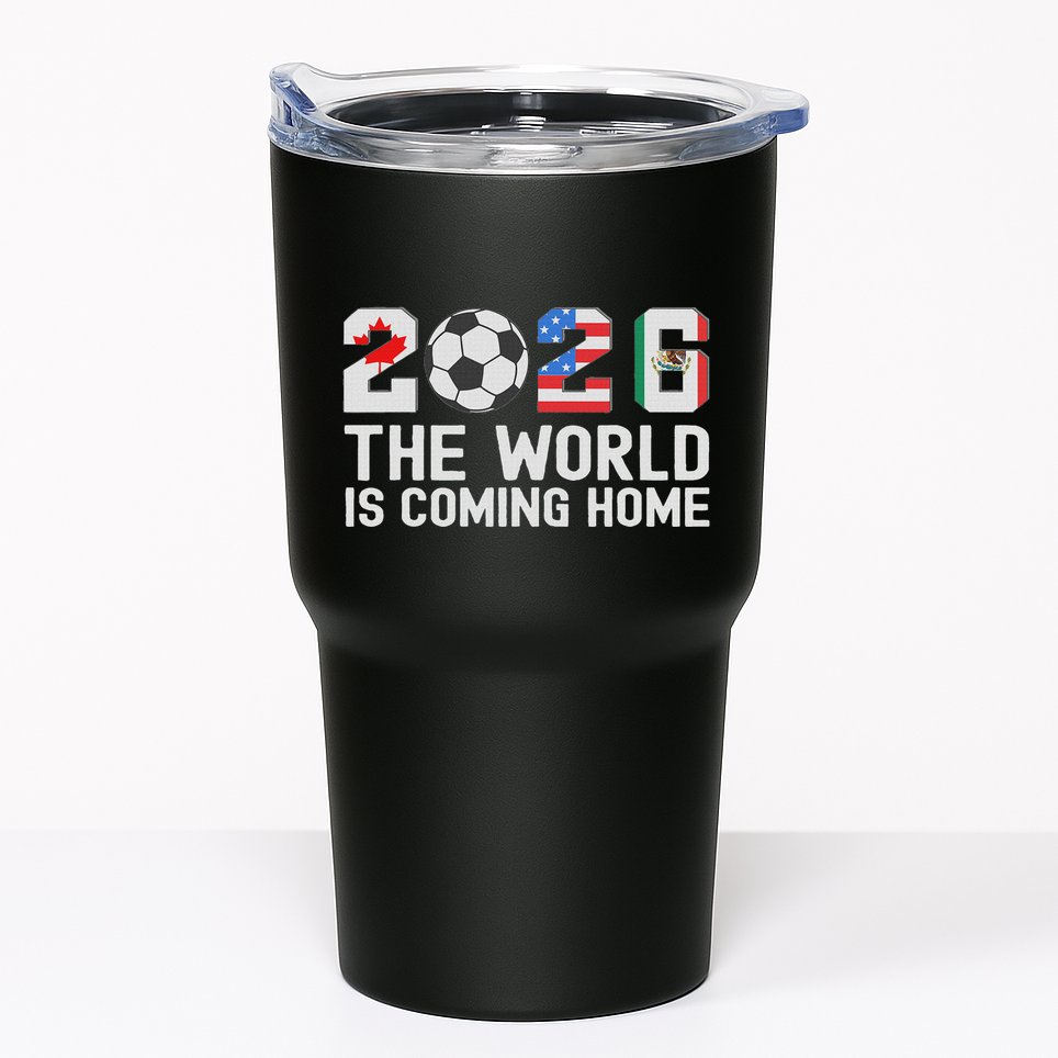 North America Soccer Ball Boy Girl Cool 2026 Football Tumbler
