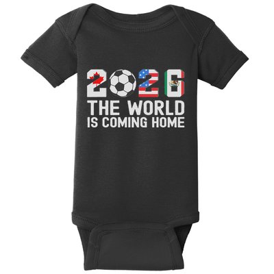 North America Soccer Ball Boy Girl Cool 2026 Football Baby Bodysuit