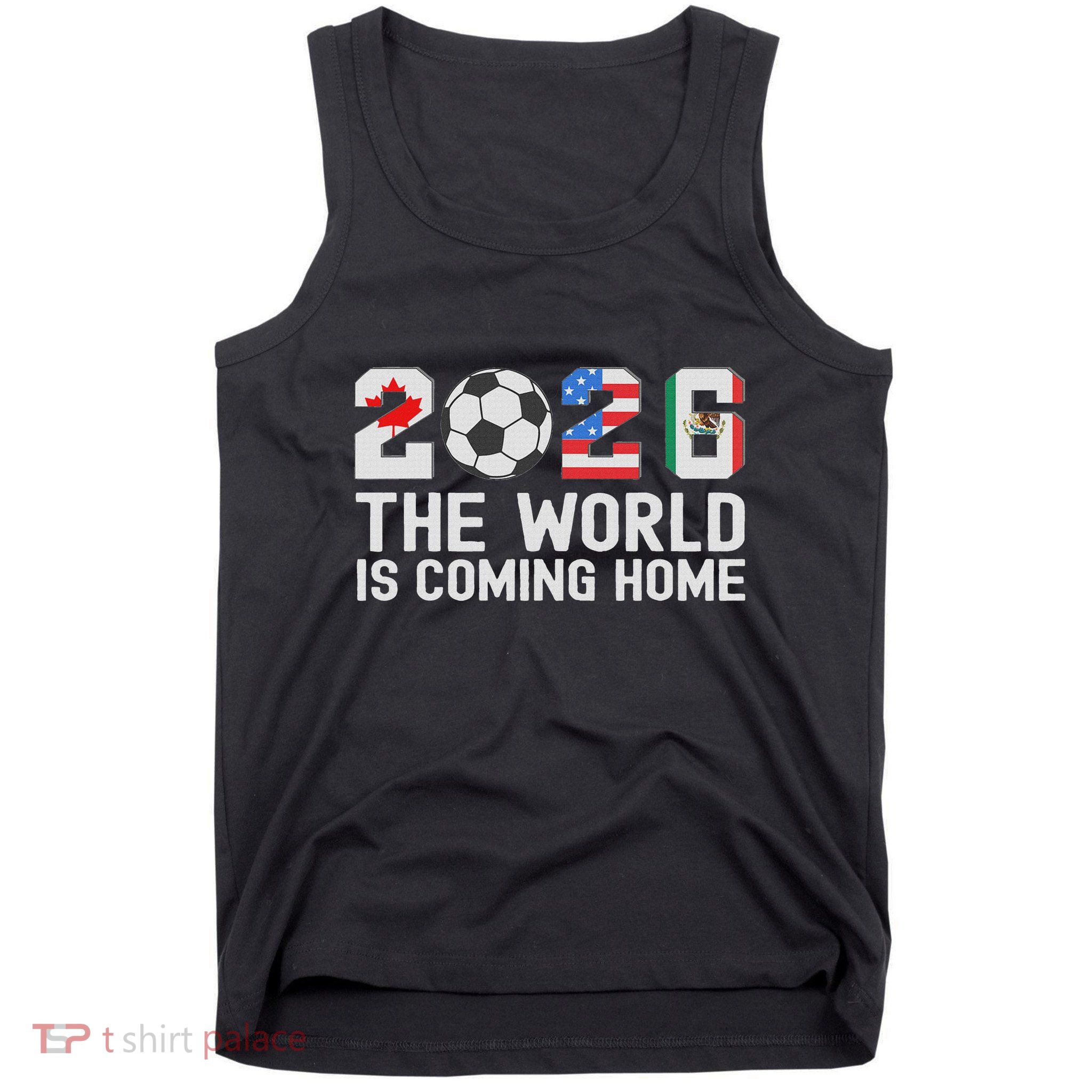 North America Soccer Ball Boy Girl Cool 2026 Football Tank Top