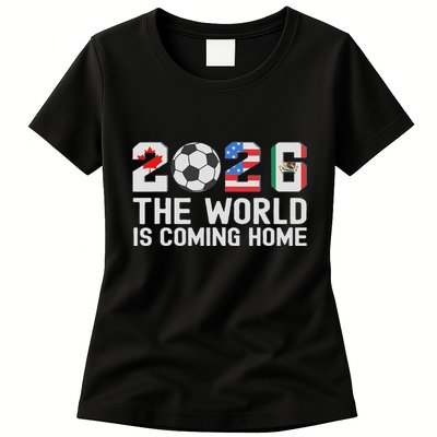 North America Soccer Ball Boy Girl Cool 2026 Football Womens T-Shirt
