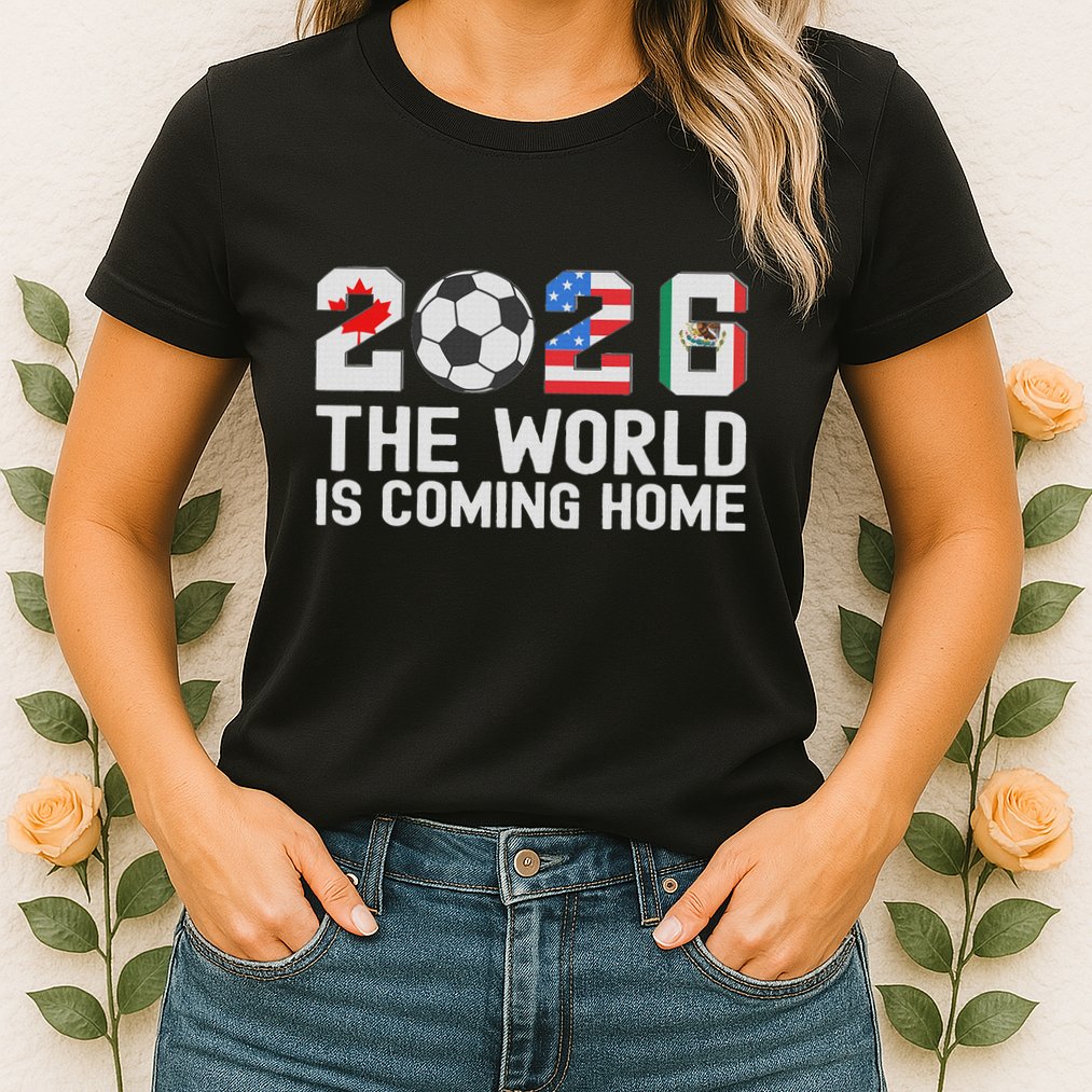 North America Soccer Ball Boy Girl Cool 2026 Football Womens T-Shirt