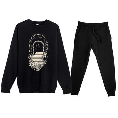 Narcotics Anonymous Sobriety Gifts Premium Crewneck Sweatsuit Set