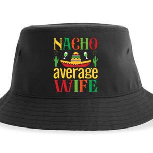 Nacho Average Spouse Sustainable Bucket Hat