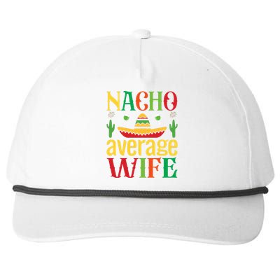 Nacho Average Spouse Snapback Five-Panel Rope Hat