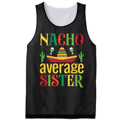 Nacho Average Sister Mesh Reversible Basketball Jersey Tank