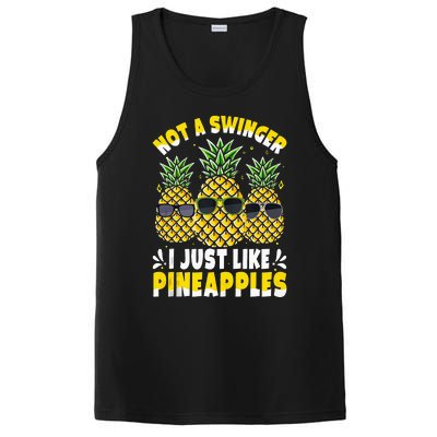 Not A Swinger I Just Like Pineapples Cool Pienapples Outfit PosiCharge Competitor Tank