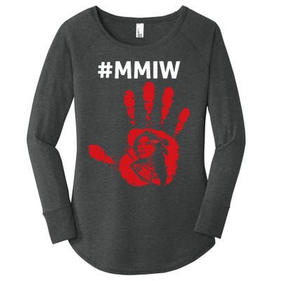 Native America Stolen Sisters Awareness Merch MMIW Women's Perfect Tri Tunic Long Sleeve Shirt