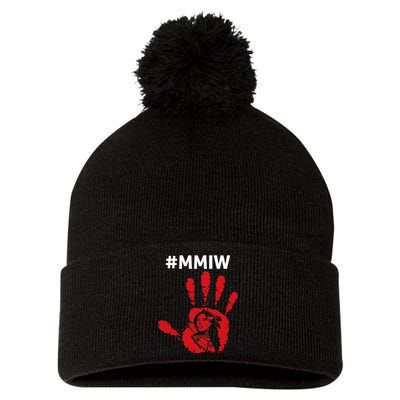 Native America Stolen Sisters Awareness Merch MMIW Pom Pom 12in Knit Beanie