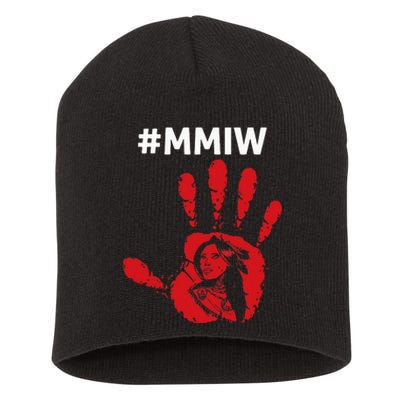 Native America Stolen Sisters Awareness Merch MMIW Short Acrylic Beanie