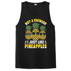 Not A Swinger I Just Like Pineapples Cool Pienapples Outfit PosiCharge Competitor Tank