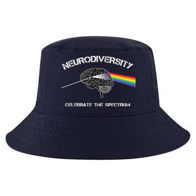 Neurodiversity Autism Spectrum Asd Adhd Rainbow Brain Gift Cool Comfort Performance Bucket Hat