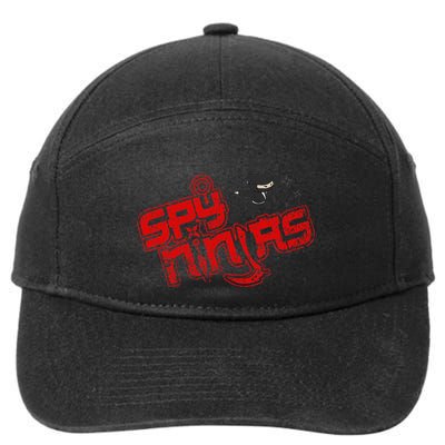 Ninja And Spy Birthday Ninja 7-Panel Snapback Hat
