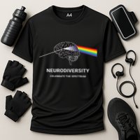 Neurodiversity Autism Spectrum Asd Adhd Rainbow Brain Performance Shirt