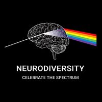 Neurodiversity Autism Spectrum Asd Adhd Rainbow Brain City Backpack