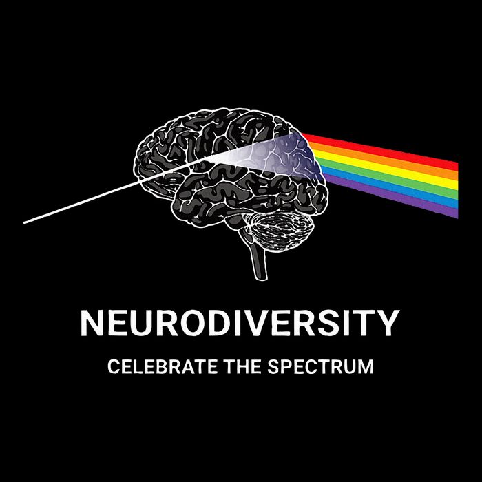 Neurodiversity Autism Spectrum Asd Adhd Rainbow Brain City Backpack