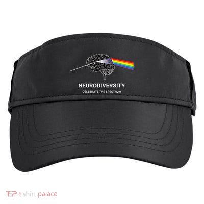 Neurodiversity Autism Spectrum Asd Adhd Rainbow Brain Adult Drive Performance Visor