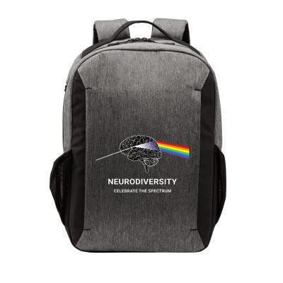 Neurodiversity Autism Spectrum Asd Adhd Rainbow Brain Vector Backpack