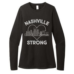 Nashville Strong Support  Womens CVC Long Sleeve Shirt