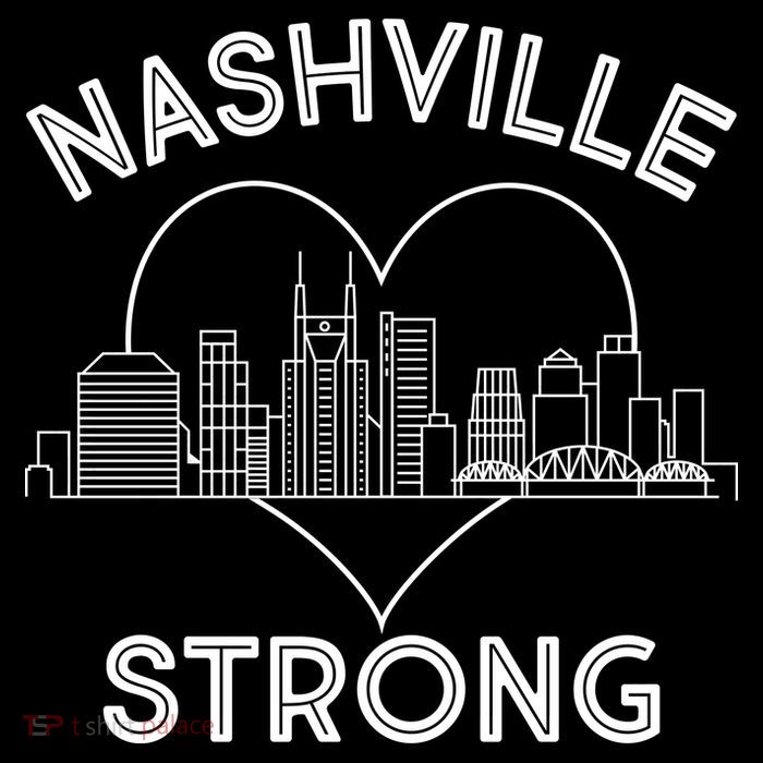 Nashville Strong Support  Womens T-Shirt