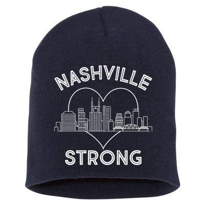 Nashville Strong Support  Short Acrylic Beanie