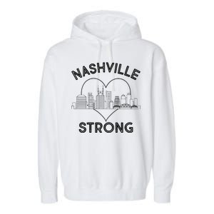 Nashville Strong Support  Garment-Dyed Fleece Hoodie