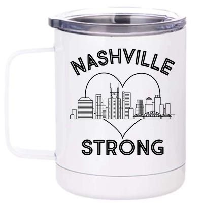 Nashville Strong Support  12 oz Stainless Steel Tumbler Cup