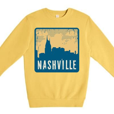 Nashville Vintage Premium Crewneck Sweatshirt