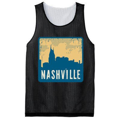 Nashville Vintage Mesh Reversible Basketball Jersey Tank