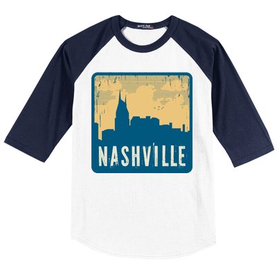 Nashville Vintage Baseball Sleeve Shirt