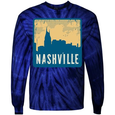 Nashville Vintage Tie-Dye Long Sleeve Shirt