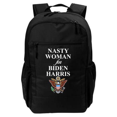 Nasty Woman For Biden Harris Eagle Logo Backpack