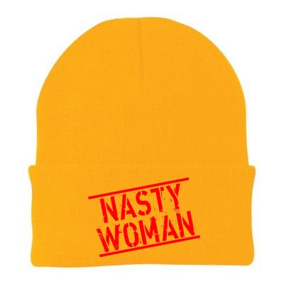 Nasty Woman Stamp of Approval Knit Cap Winter Beanie