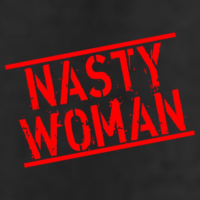 Nasty Woman Stamp of Approval 7 Panel Mesh Trucker Snapback Hat