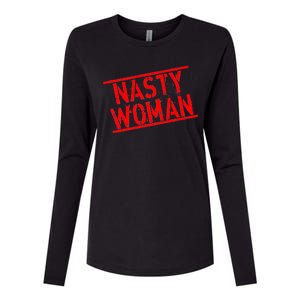 Nasty Woman Stamp of Approval Womens Cotton Relaxed Long Sleeve T-Shirt