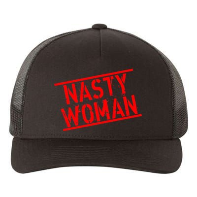 Nasty Woman Stamp of Approval Yupoong Adult 5-Panel Trucker Hat