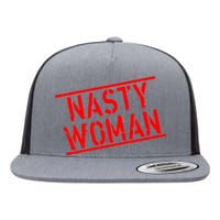 Nasty Woman Stamp of Approval Flat Bill Trucker Hat