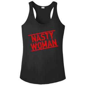 Nasty Woman Stamp of Approval Ladies PosiCharge Competitor Racerback Tank