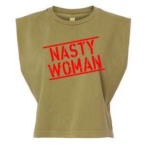 Nasty Woman Stamp of Approval Garment-Dyed Women's Muscle Tee