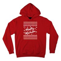 Nasty Woman Ugly Christmas Sweater Design Hillary Clinton Hoodie