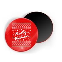 Nasty Woman Ugly Christmas Sweater Design Hillary Clinton Magnet