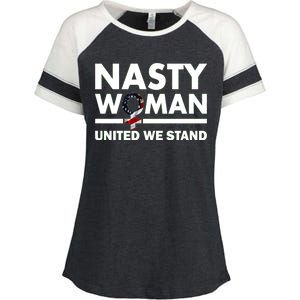 Nasty Woman United We Stand Enza Ladies Jersey Colorblock Tee