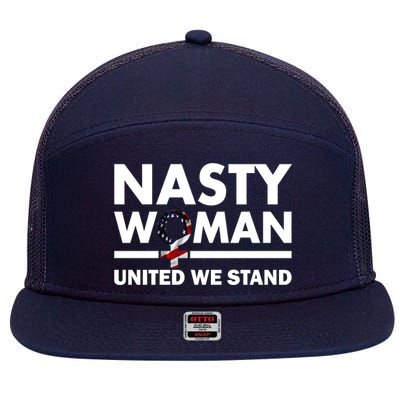 Nasty Woman United We Stand 7 Panel Mesh Trucker Snapback Hat